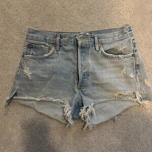 Agolde vingage cutoff denim shorts